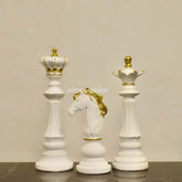 Elegant Chess Piece Sculptures for Home Decor